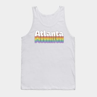 Atlanta, Georgia  // Retro Typography Design Tank Top